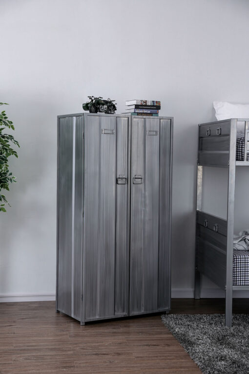 Zaheera Industrial Silver Large Locker