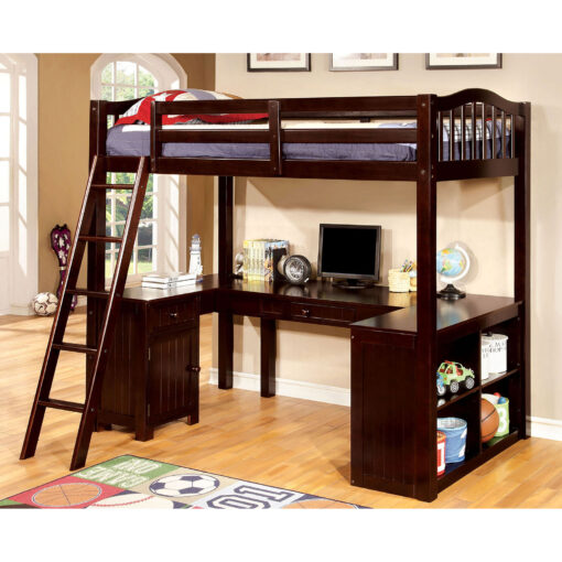 Dutton Cottage Twin Loft Bed with Workstation - Image 2