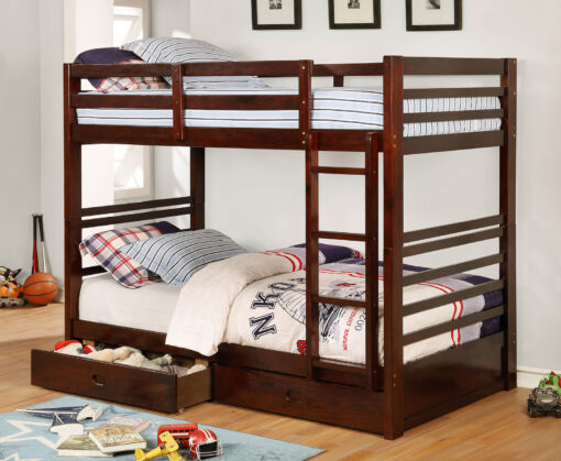 California Transitional Solid Wood Bed - Image 3