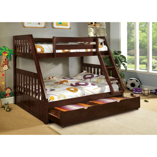 Canberra Cottage Solid Wood Twin/Full Bunk Bed