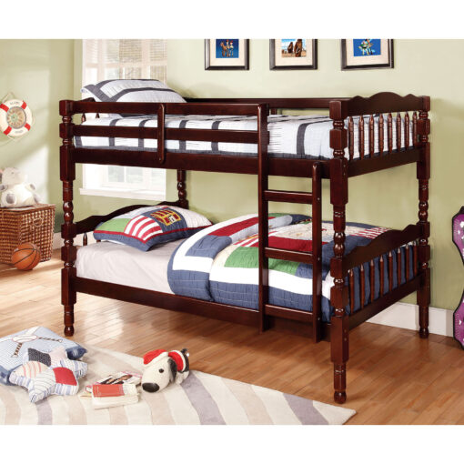 Catalina Cottage Solid Wood Twin/Twin Bunk Bed - Image 3