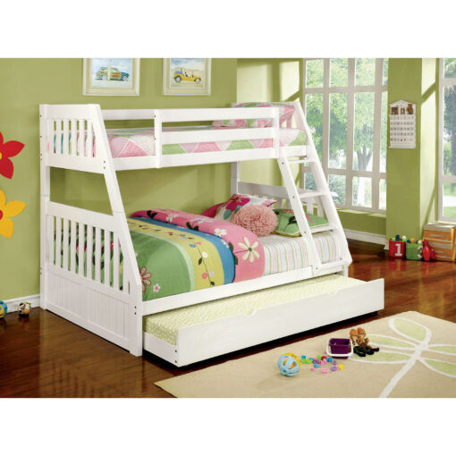 Canberra Cottage Solid Wood Twin/Full Bunk Bed - Image 2