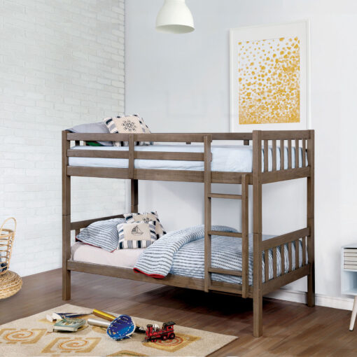 Emilie Transitional Solid Wood Bunk Bed - Image 4