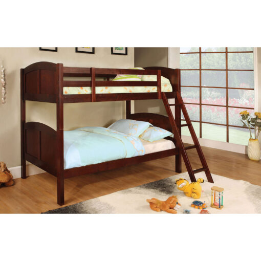 Rexford Cottage Solid Wood Cherry Twin/Twin Bunk Bed