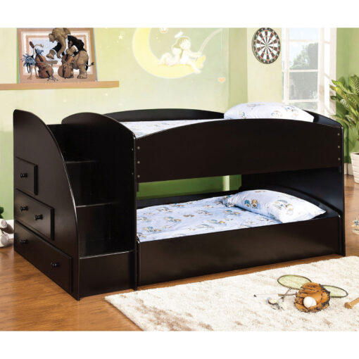 Merritt Contemporary Solid Wood Twin/Twin Bunk Bed