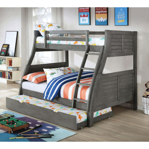 Hoople Transitional Solid Wood Bunk Bed