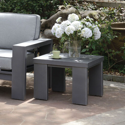 Codington Contemporary Gray End Table