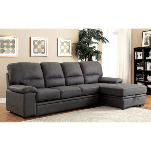 Alcester Contemporary Plush Seats & Cushions Sectional with Sleeper