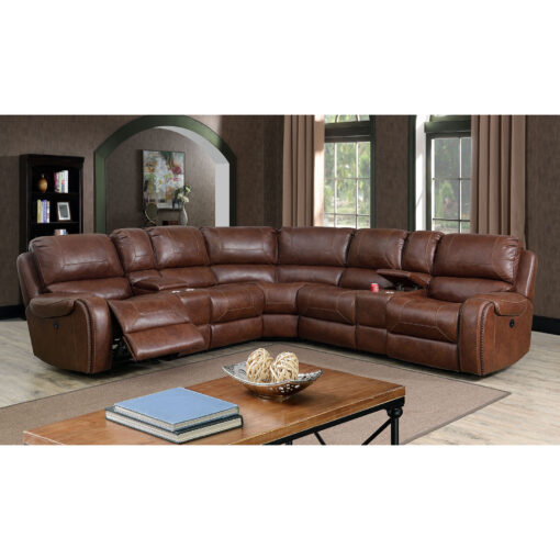 Joanne L-Shaped Design Power Sectional