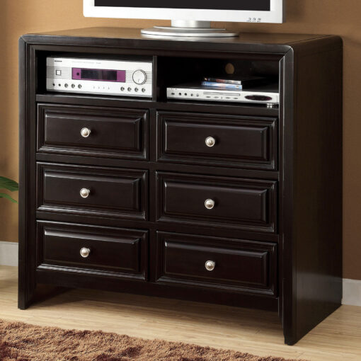 Yorkville Transitional Espresso Media Chest