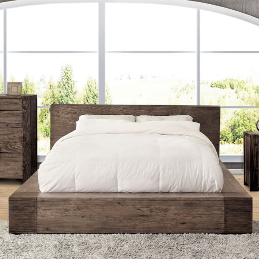 Janeiro Rustic Solid Wood Compatible with Adjustable Frame Bed