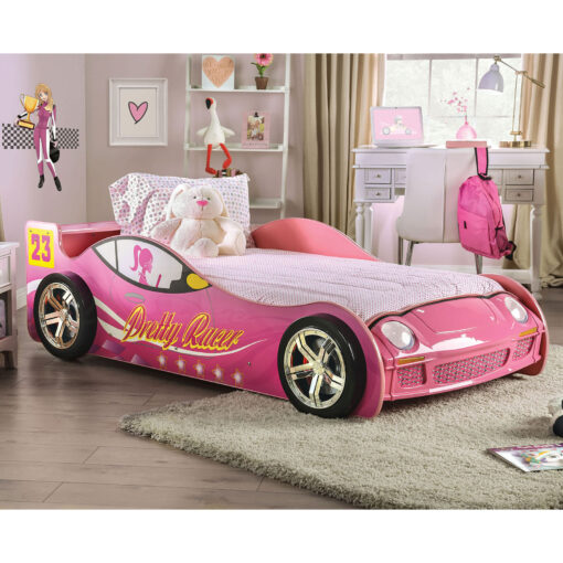 Pretty Girl Car Novelty Pink Twin Bed