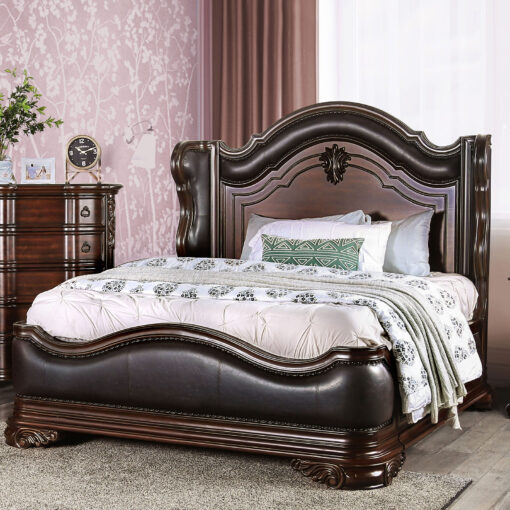 Arcturus Traditional Ball Bearing Glides Brown Cherry Bed