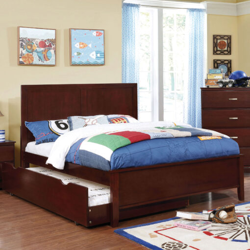 Prismo Transitional Solid Wood Bed - Image 2