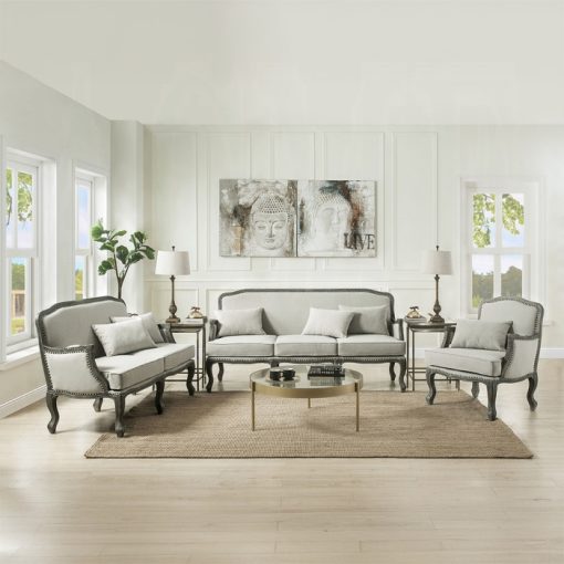 Acme Tania Nailhead Trim Accents and Superb Carved Sofa Collection