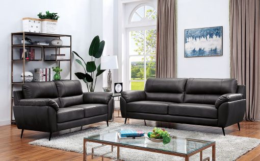 Furniture of America Clarke Contemporary Gray Sofa Collection