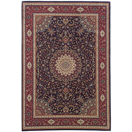 Ariana Traditional Oriental Blue/ Red Rectangle Rug