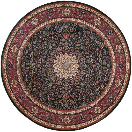 Ariana Traditional Oriental Blue/ Red Rectangle Rug - Image 3