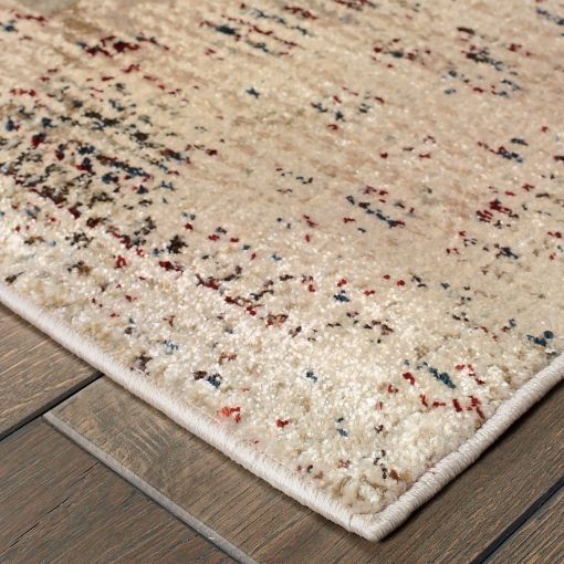 Empire Casual Floral Ivory/ Blue Rectangle Rug - Image 4