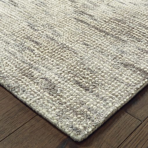 Lucent Casual Solid 45905 Stone/ Grey Rectangle Rug - Image 5