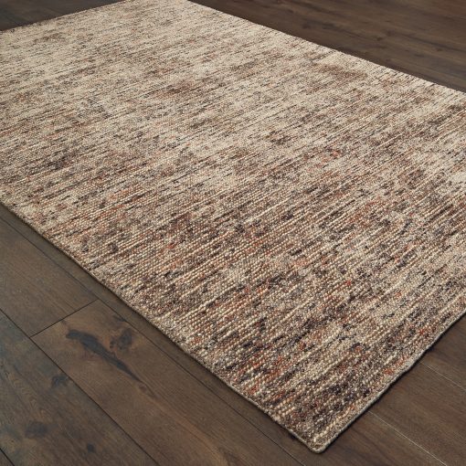 Lucent Casual Solid 45907 Taupe/ Pink Rectangle Rug - Image 4