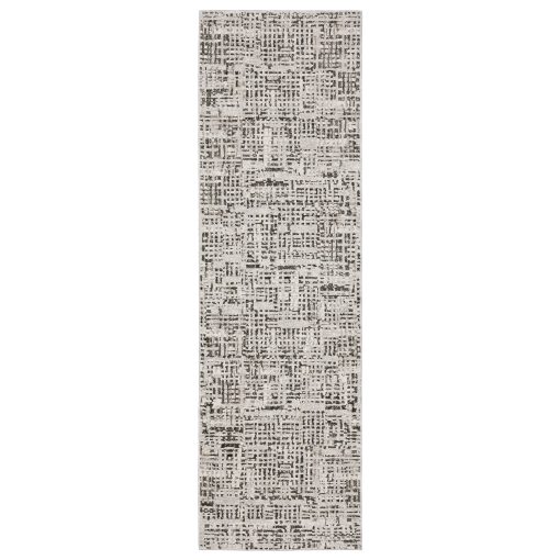 Nebulous Casual Abstract 2060W Ivory/ Grey Rectangle Rug - Image 3