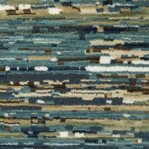 Reed Casual Abstract RE01G Blue/ Multi Rectangle Rug - Image 2