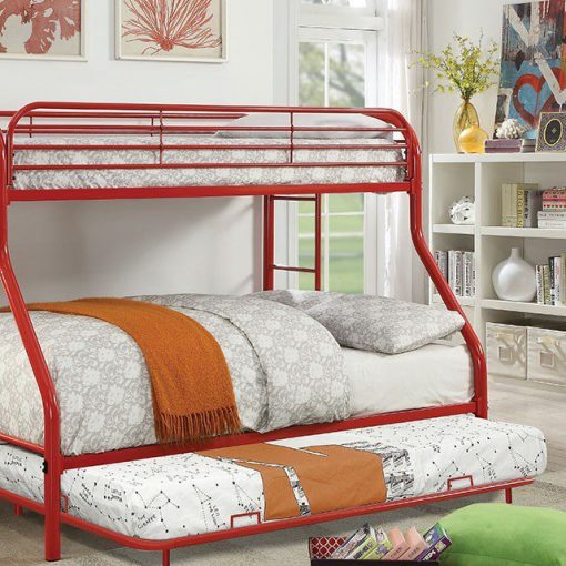 Opal Contemporary Red Metal Trundle