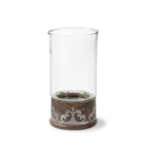 Park Hill Heritage Inlay Wood Candleholder - Image 2