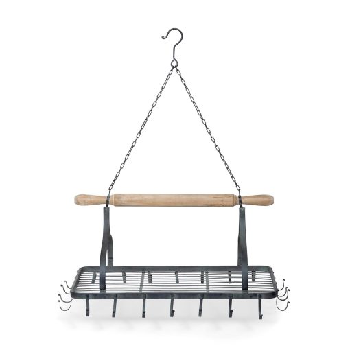 Park Hill Hanging Rolling Pin Pot Rack - Image 4