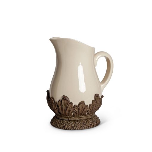 Park Hill Acanthus Stoneware Pitcher