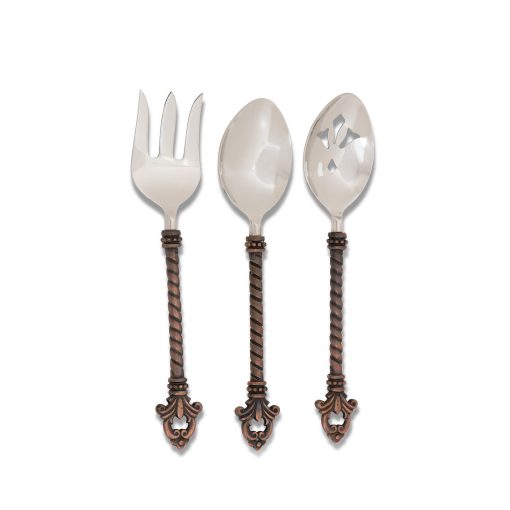 Park Hill Fleur de Lis Hostess Serving Set - Set of 3