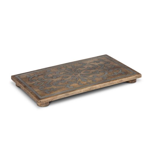 Park Hill Heritage Inlay Wood Rectangle Trivet