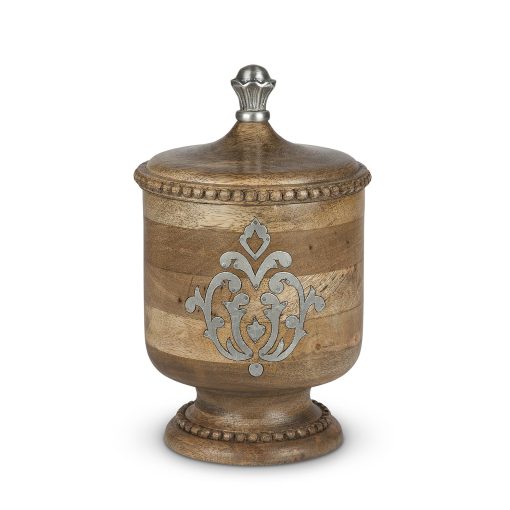 Park Hill Heritage Inlay Wood Canister