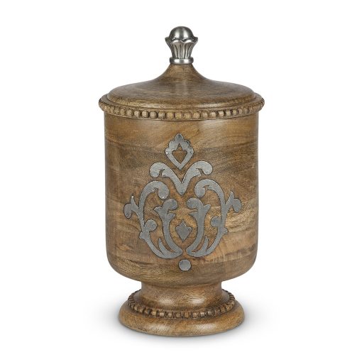 Park Hill Heritage Inlay Wood Canister - Image 2