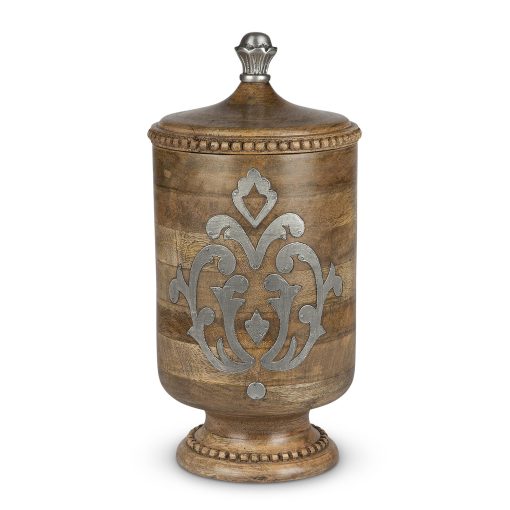 Park Hill Heritage Inlay Wood Canister - Image 3