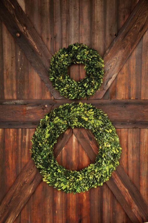 Park Hill Preserved Large Boxwood Wreath - Image 4