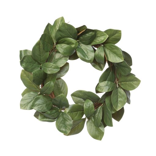 Park Hill Magnolia Leaf and Twig Wreath - Image 2