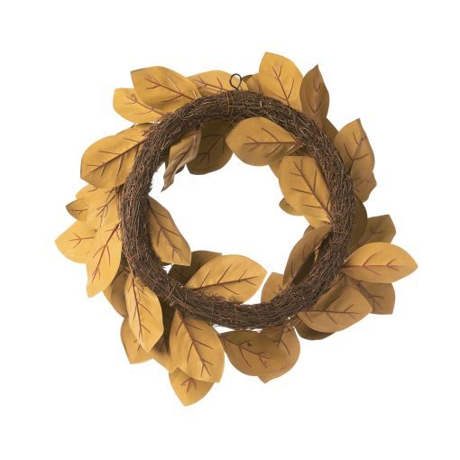 Park Hill Magnolia Leaf and Twig Wreath - Image 3