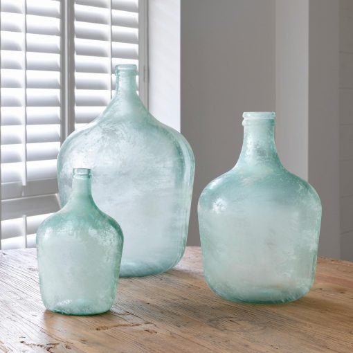 Park Hill Large Cellar Bottle Frosted Seafoam - Image 4