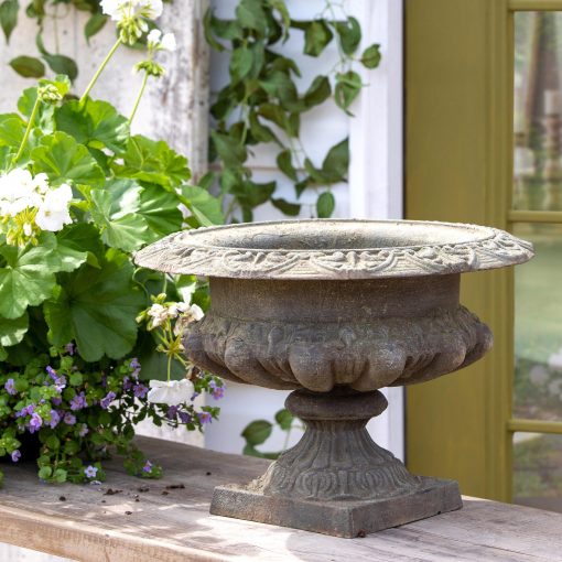 Park Hill Classic Cast Iron Garden Urn - Image 2