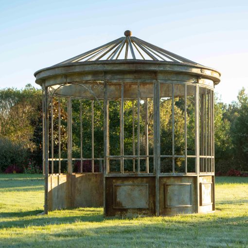 Park Hill Aged Metal Gazebo - Image 2