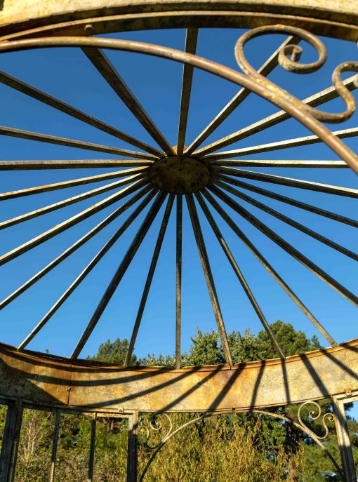 Park Hill Aged Metal Gazebo - Image 9