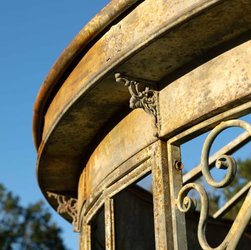 Park Hill Aged Metal Gazebo - Image 10