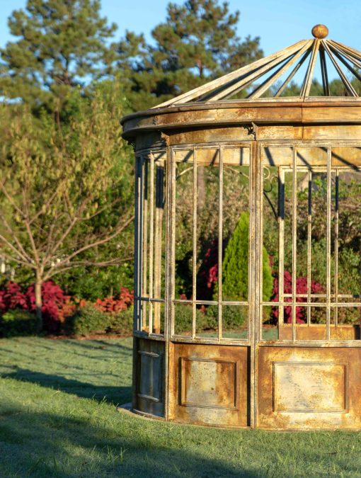 Park Hill Aged Metal Gazebo - Image 7