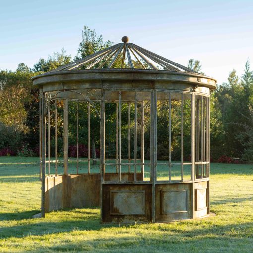 Park Hill Aged Metal Gazebo - Image 6