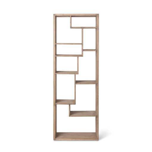 Park Hill Geometric Wooden Etagere - Image 2