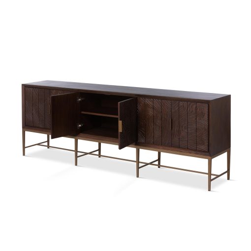 Park Hill Addison Faux Bois Media Cabinet - Image 5