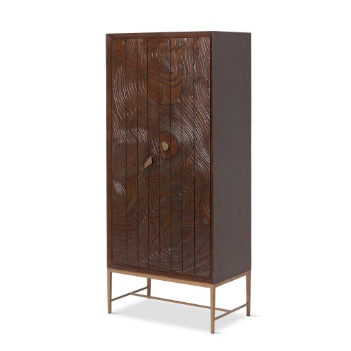 Park Hill Addison Faux Bois Tall Cabinet - Image 3