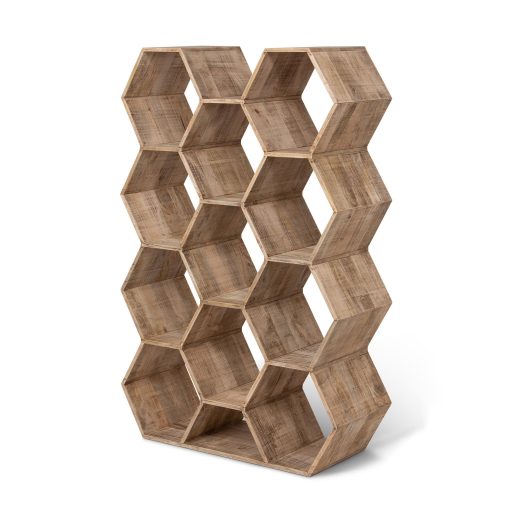 Park Hill Honeycomb Wooden Etagere - Image 3